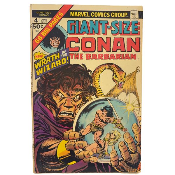 Giant-Size Conan the Barbarian #4 (Marvel, June 1975) – Wrath of the Wizard!
