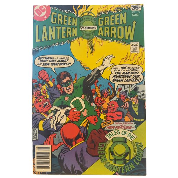 Green Lantern/Green Arrow #107 (August 1978) – Bronze Age DC Classic Featuring Tales of the