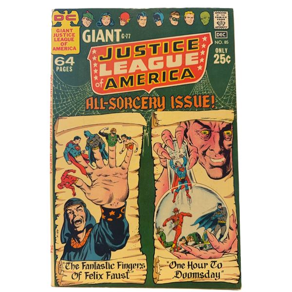 Justice League of America #85 (Dec 1970) – Giant All-Sorcery Issue! Bronze Age DC Classic