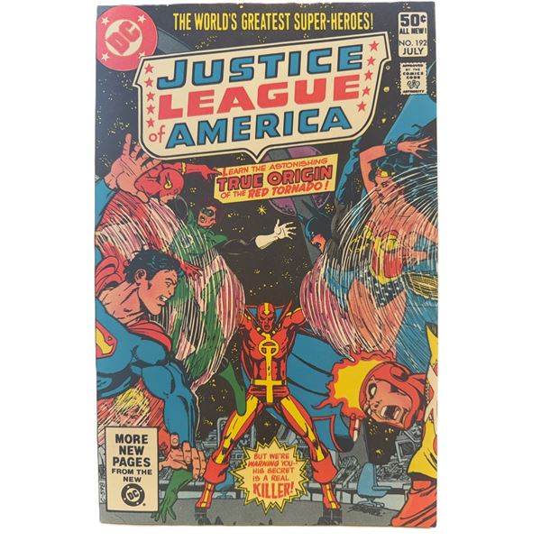 Justice League of America #192 (July 1981) – Bronze Age DC Classic Featuring the Origin of 