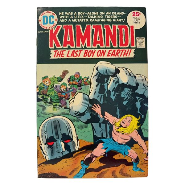 Kamandi, The Last Boy on Earth #31 (1975) – Jack Kirby’s Post-Apocalyptic Epic!
