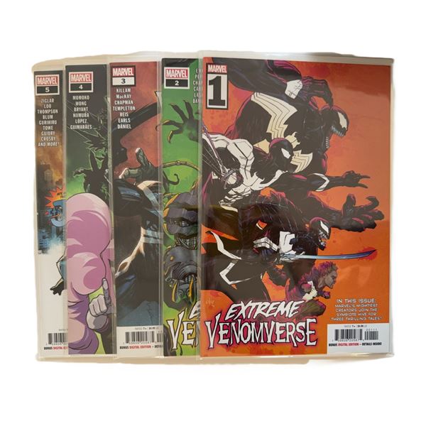 Marvel Extreme Venomverse Complete Set – Issues #1–5 – Modern Age Symbiot