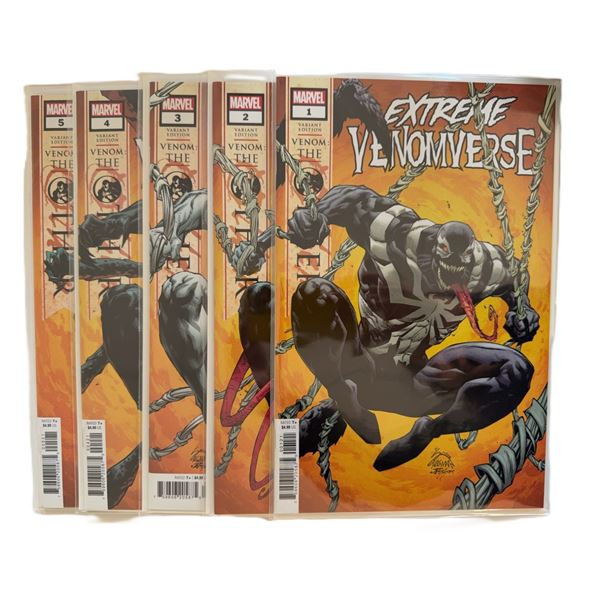 Marvel Extreme Venomverse Complete Variant Set – Issues #1–5 – Modern Age