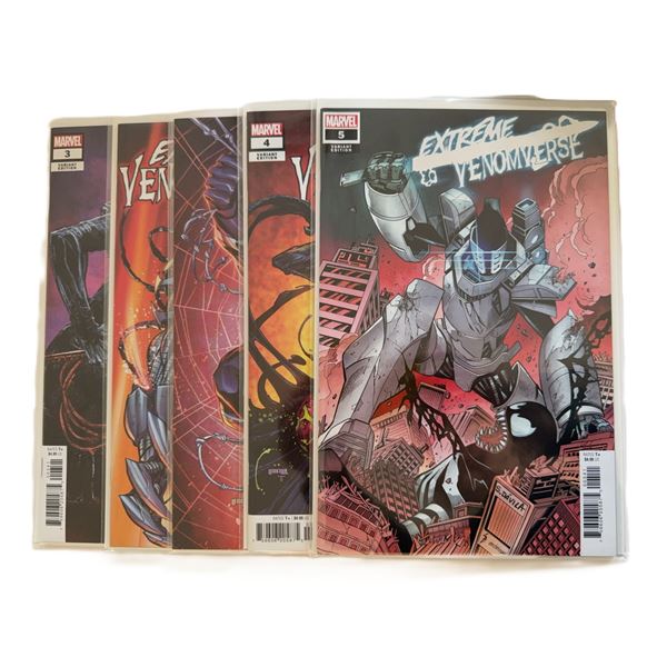 Marvel Extreme Venomverse Variant Lot – Issues #1, #2, #3, #4, #5 – Modern Age Mus