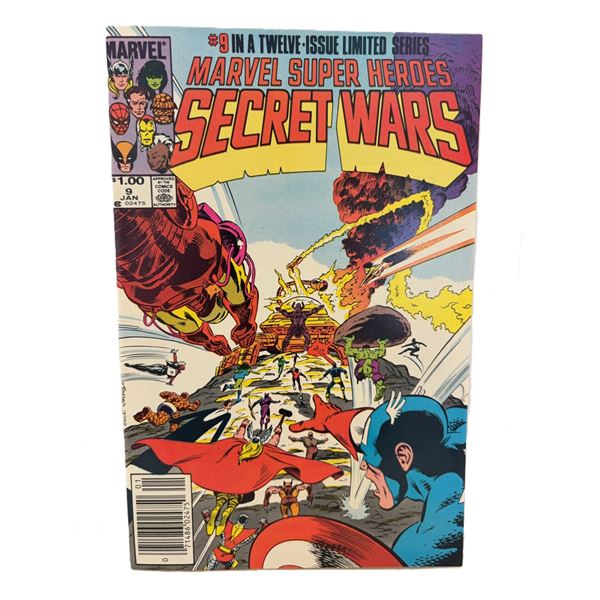 Marvel Super Heroes Secret Wars #9 (1985 Marvel Comics) –Canadian Newsstand Price Variant