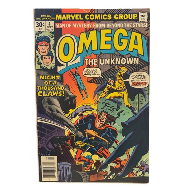 Omega the Unknown #4 (Marvel Comics, 1976) – Bronze Age Classic