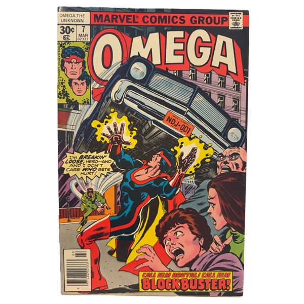 Omega the Unknown #7 (Marvel Comics, 1977) – Bronze Age Action Classic