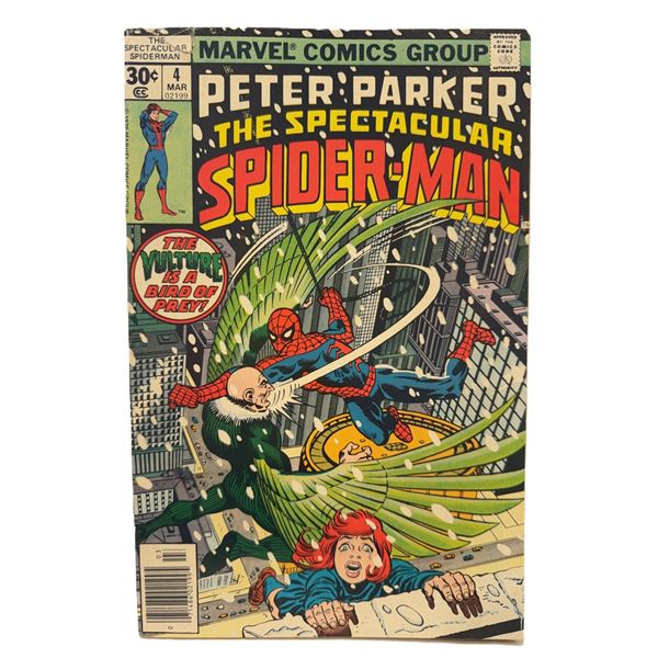 Peter Parker, The Spectacular Spider-Man #4 (Marvel Comics, 1977) – Vulture Strikes! Bronze