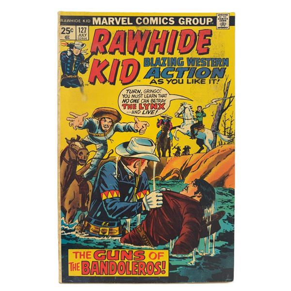 Rawhide Kid #127 (Marvel Comics, 1974) – Blazing Western Action Bronze Age Classic!