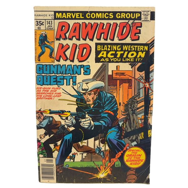 Rawhide Kid #143 (Marvel Comics, 1978) – Gunman’s Quest Bronze Age Western Classic