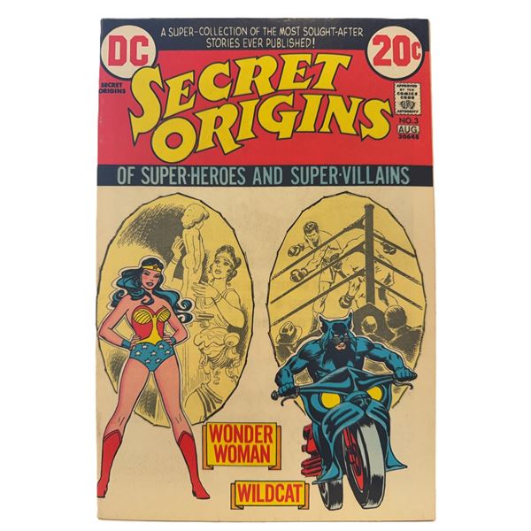 Secret Origins #3 (August 1973) – Wonder Woman & Wildcat’s Legendary Beginnings!
