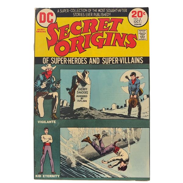 Secret Origins #4 (1973) – Classic Tales of Vigilante and Kid Eternity!