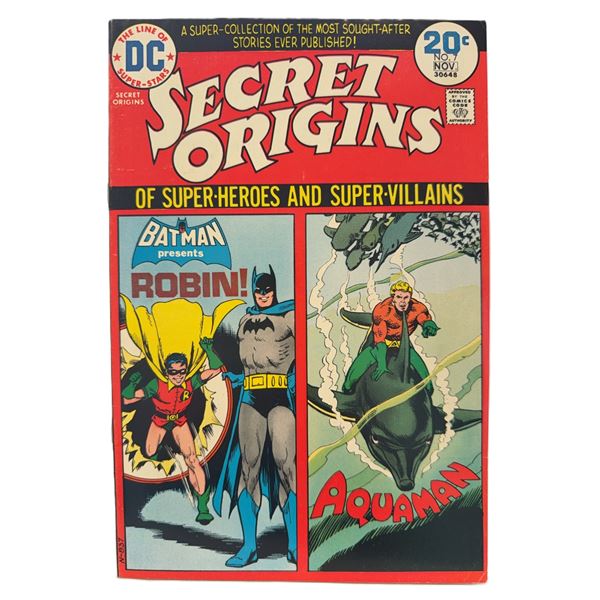 Secret Origins #7 (1974) – The Origins of Robin and Aquaman!