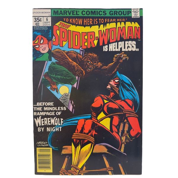 Spider-Woman #6 (Marvel Comics, 1978) – Bronze Age Showdown with Werewolf by Night!