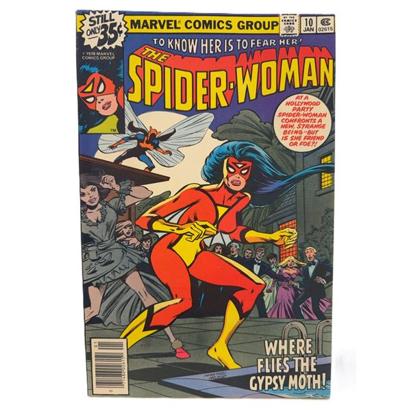 Spider-Woman #10 (Marvel Comics, 1979) – Bronze Age Classic Featuring the Gypsy Moth!