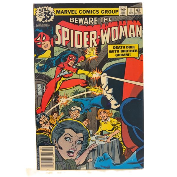 Spider-Woman #11 (Marvel Comics, 1979) – Death Duel with Brother Grimm! Bronze Age Classic