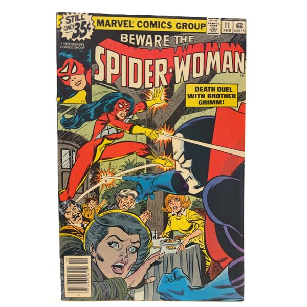 Spider-Woman #11 (Marvel Comics, 1979) – Death Duel with Brother Grimm! Bronze Age Marvel C