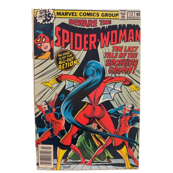 Spider-Woman #12 (Marvel Comics, 1979) – The Last Tale of the Brothers Grimm! Bronze Age Ma