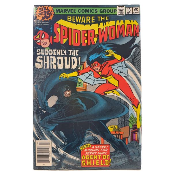 Spider-Woman #13 (Marvel Comics, 1979) – Bronze Age Classic Featuring The Shroud & S.H.I.E.