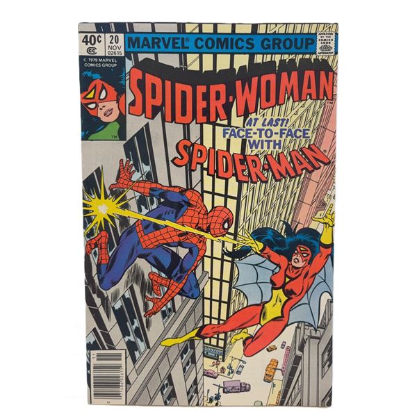 Spider-Woman #20 (1979) – Iconic Face-Off with Spider-Man, Bronze Age Marvel Classic