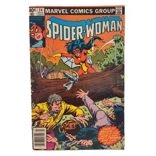 Spider-Woman #24 (1980) – “A Battle She Only Thinks She Can Win!” Bronze 