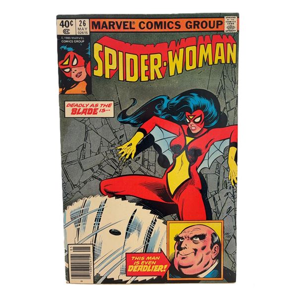 Spider-Woman #26 (1980) – “Deadly as the Blade… This Man is Even Deadlier