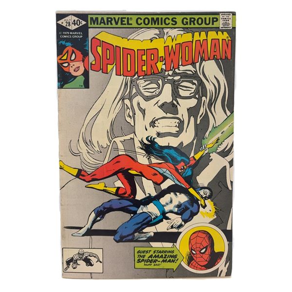 Spider-Woman #28 (1980) – Guest-Starring Spider-Man! Bronze Age Marvel Key Issue