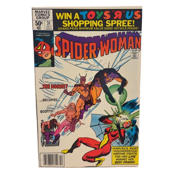 Spider-Woman #31 (1980) – “The Hornet Becomes Scotty!”