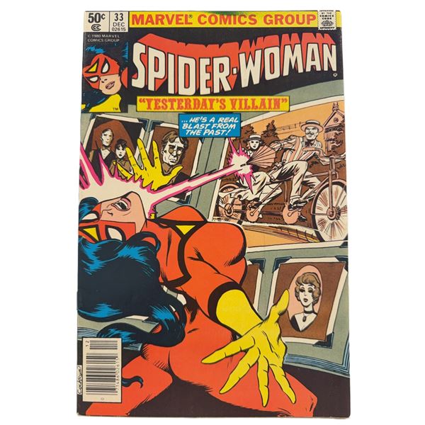Spider-Woman #33 (1980) – “Yesterday’s Villain!” A Blast from th