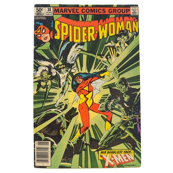 Spider-Woman #38 (1980) – “Her Deadliest Foes… The X-Men!” Bronz