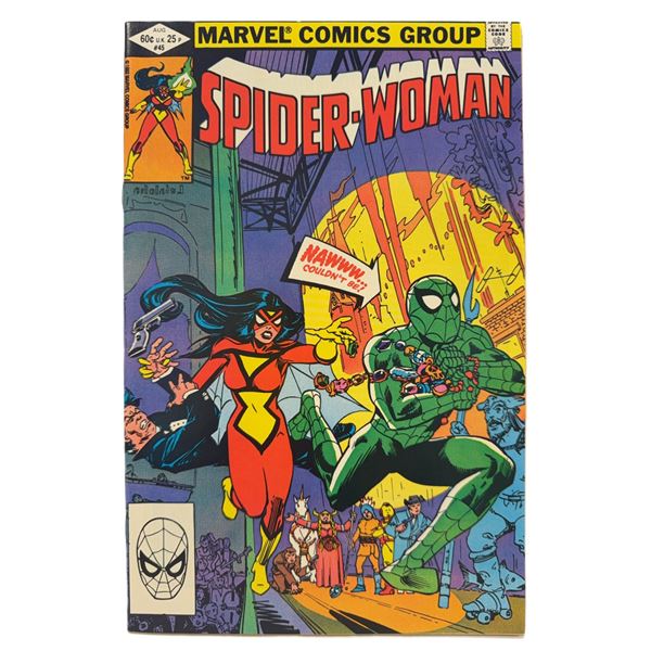 Spider-Woman #45 (August 1982) – Marvel Bronze Age Classic Featuring The Enforcer!