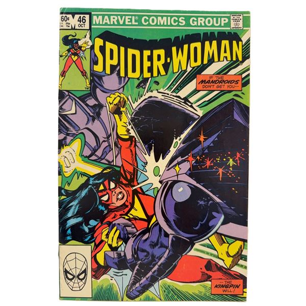 Spider-Woman #46 (October 1982) – Marvel Bronze Age Classic Featuring The Kingpin & The Man