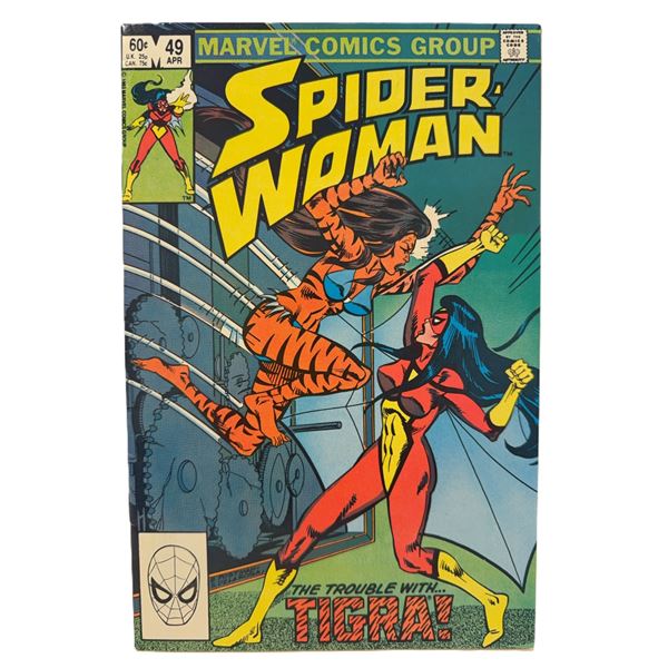 Spider-Woman #49 (April 1983) – Marvel Bronze Age Classic Featuring Tigra!