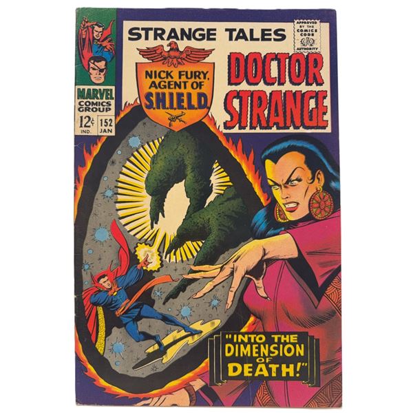 Strange Tales #152 (1967) – Doctor Strange Battles “Into the Dimension of Death![x