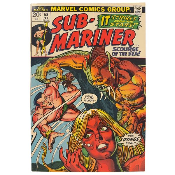 Sub-Mariner #58 (1973) – “Scourge of the Sea!” Bronze Age Marvel Classic