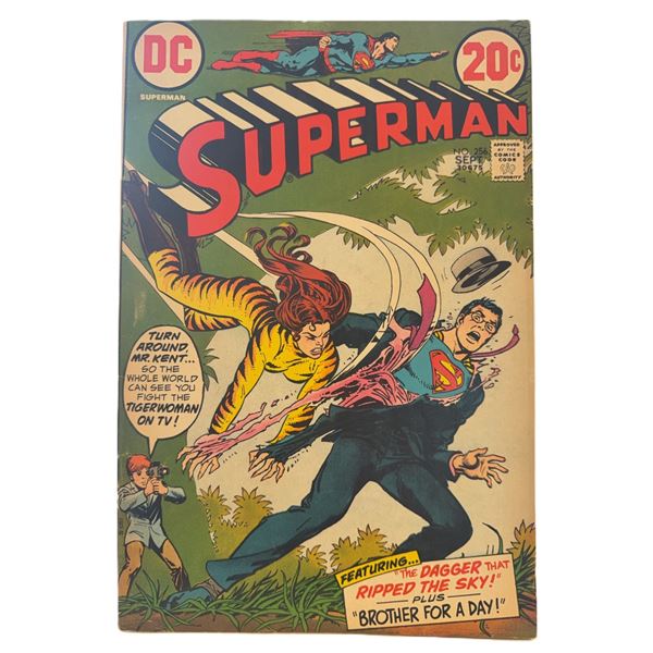 Superman #265 (September 1973) – “The Dagger That Ripped the Sky!” Plus t