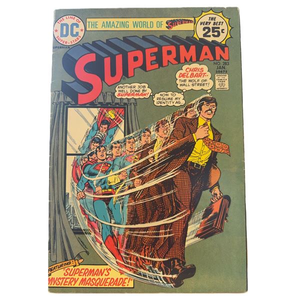 Superman #283 (January 1975) – “Superman’s Mystery Masquerade!” 