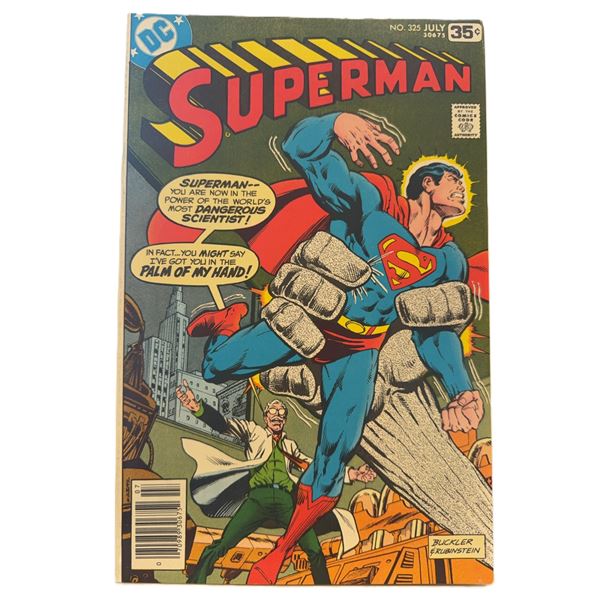 Superman #325 (July 1978) – Bronze Age DC Classic Featuring “The World’s 