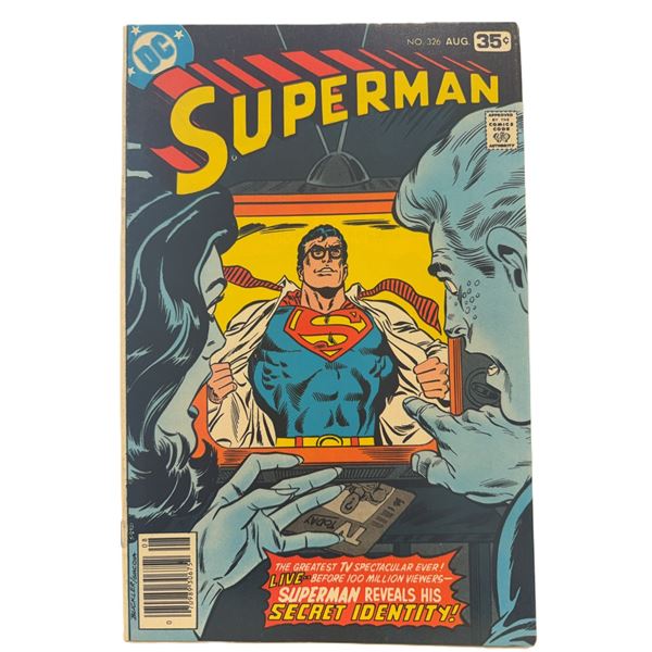 Superman #326 (1978) – “Superman Reveals His Secret Identity!” Bronze Age