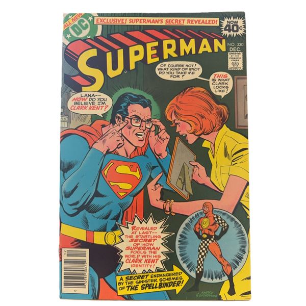 Superman #330 (1978) – “Exclusive! Superman’s Secret Revealed!” 