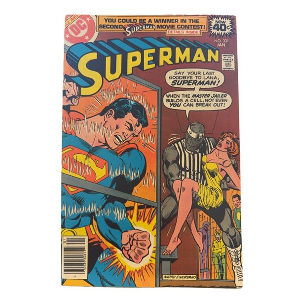 Superman #331 (DC Comics, 1979) – The Master Jailer’s Deadly Trap!