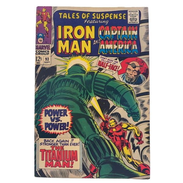 Tales of Suspense #93 (1967) – Iron Man vs. Titanium Man! Silver Age Marvel Classic