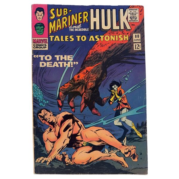 Tales to Astonish #80 (1966) – Sub-Mariner vs. Hulk in “To the Death!” Si