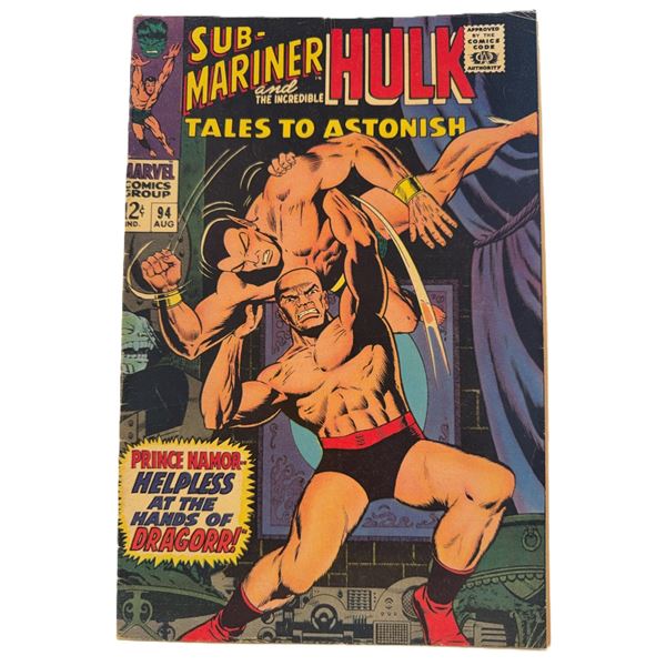 Tales to Astonish #94 (1967) – Sub-Mariner vs. Dragorr! Silver Age Marvel Classic