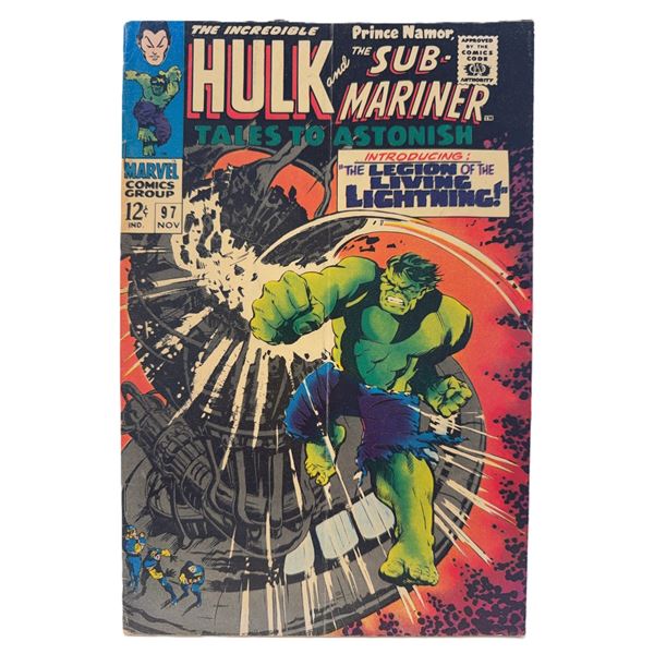 Tales to Astonish #97 (1967) – Hulk & Sub-Mariner in “Introducing the Legion of th