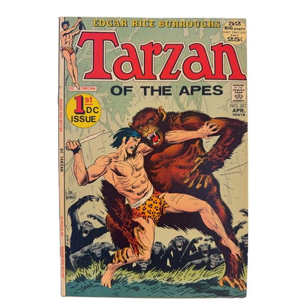 Tarzan of the Apes #207 (April 1972) – First DC Issue! Bronze Age Jungle Adventure
