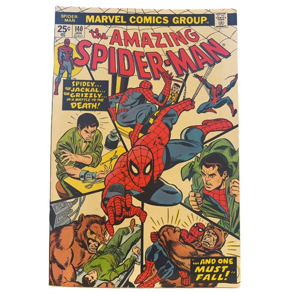 The Amazing Spider-Man #140 (Marvel, 1975) – Spidey vs. The Jackal and The Grizzly!