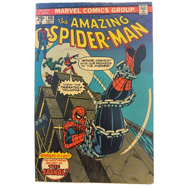 The Amazing Spider-Man #148 (Marvel, 1975) – Tarantula Triumphs and the Jackal’s S
