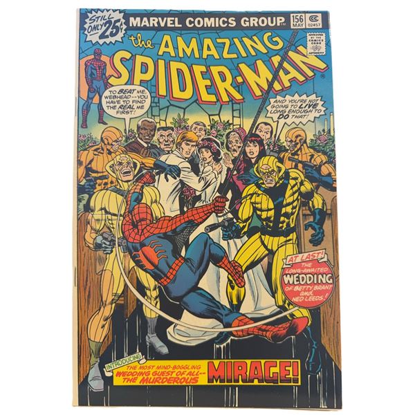 The Amazing Spider-Man #156 (Marvel, 1976) – The Murderous Mirage Crashes a Wedding!