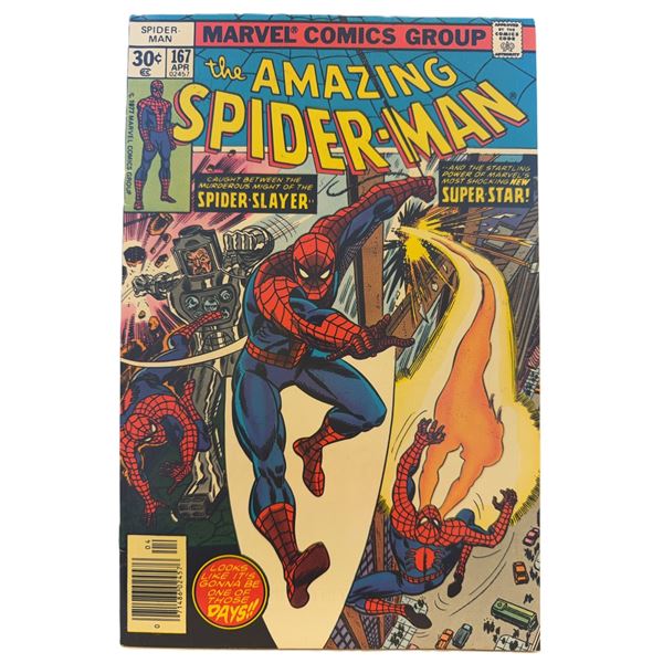 The Amazing Spider-Man #167 (Marvel, 1977) – Clash with the Spider-Slayer!